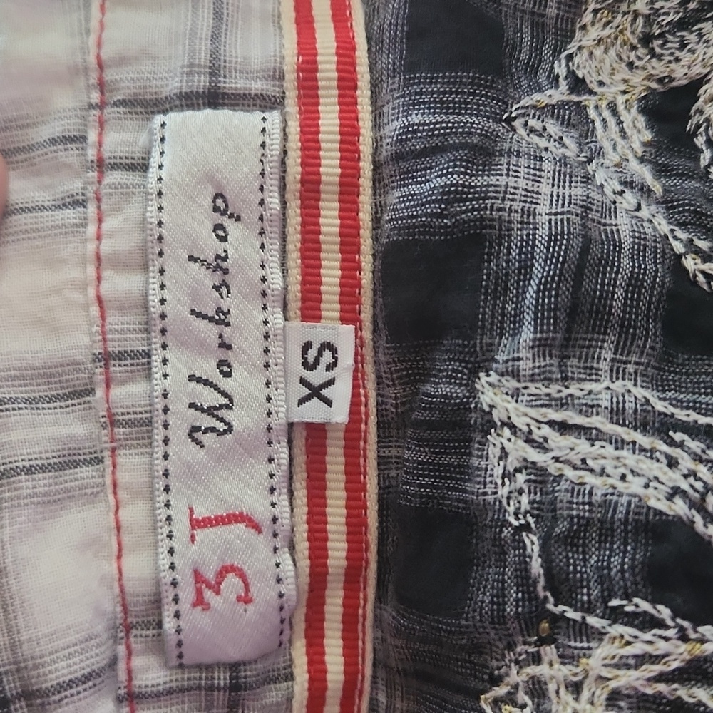 JOHNNY WAS  3WORKSHOP PLAID SHIRT - Picture 7 of 8